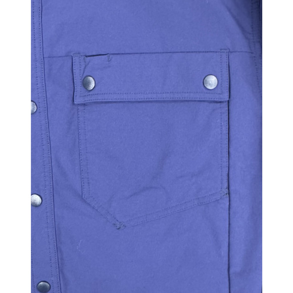 Duluth Trading Company  Flexpedition Long Sleeve Shirt Jacket Men's XXL Blue - Picture 4 of 11